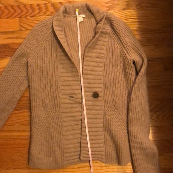 Merino/Nylon/Cashmere cardigan Fossil - Picture 7 of 7